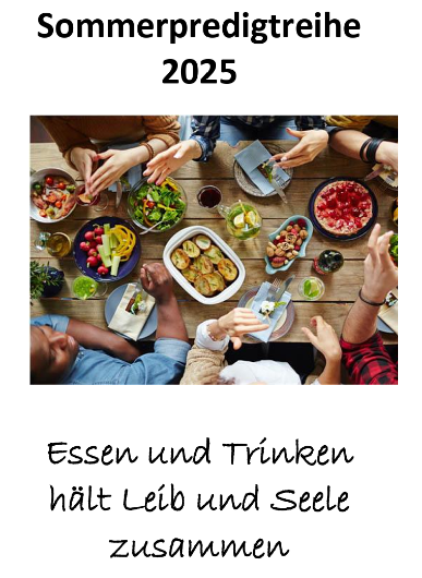 Sommerpredigtreihe