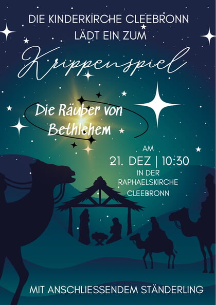 Krippenspiel KiKi Einladung 2025