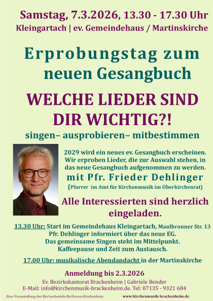 Erprobungstag neues Gesangbuch
