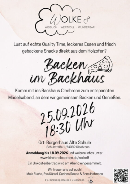 Wolke 8 - Backen im Backhaus