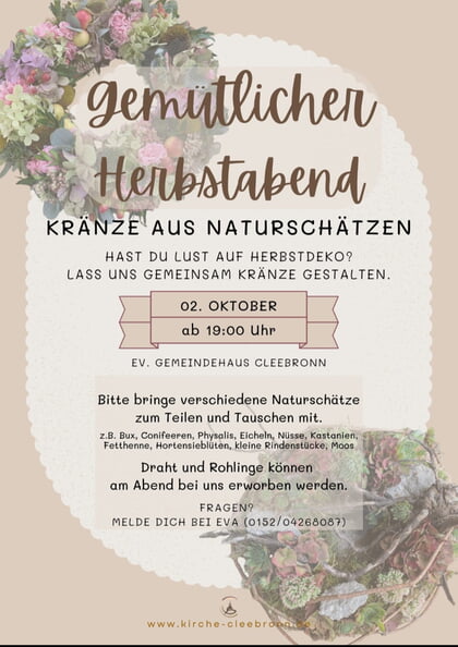 Herbstkr&auml;nze gestalten