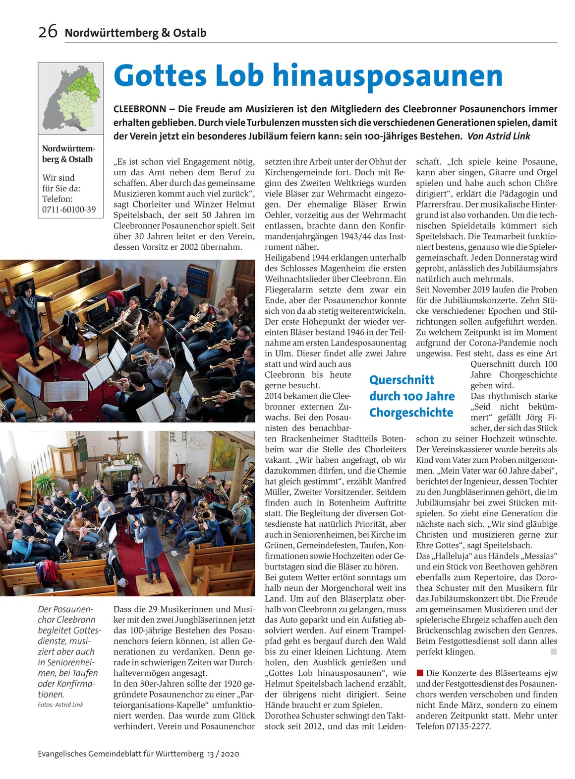 Evangelisches Gemeindeblatt - Ausgabe 13 - 29.03.2020