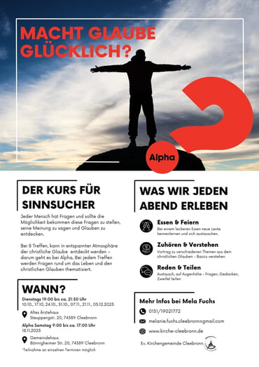 Alphakurs 2023 in Cleebronn