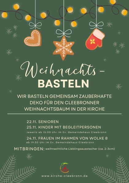 Weihnachtsbastelaktion 2023