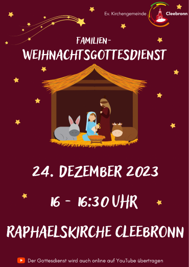 Familiengottesdienst Heilig Abend 2023